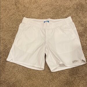 AFTCO White Performance Shorts